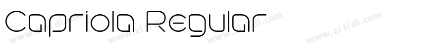 Capriola Regular字体转换 Capriola Regular字体转换